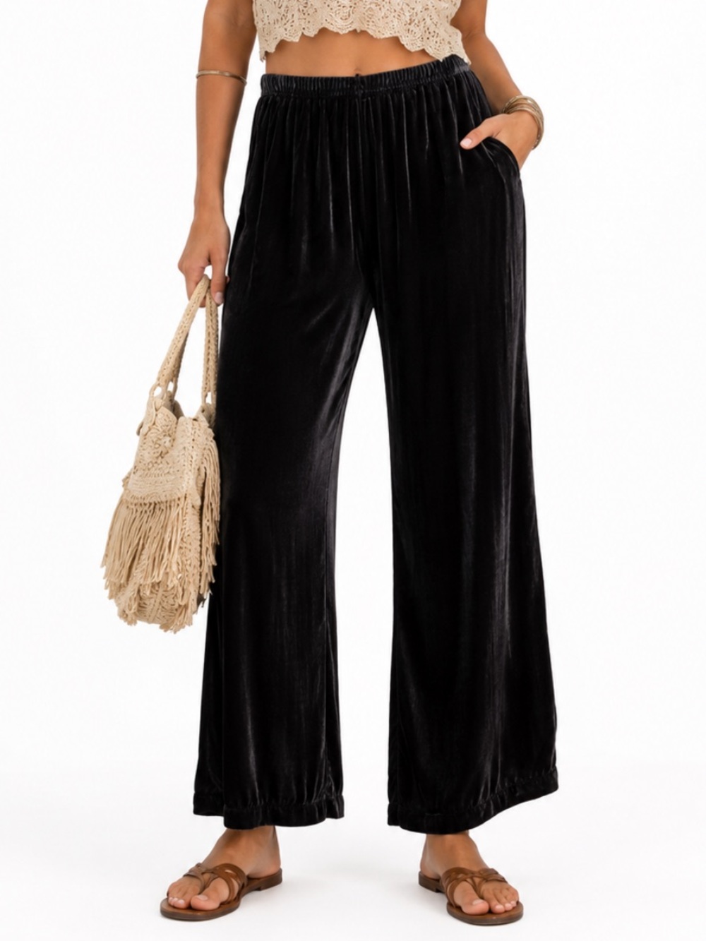 CUT • LOOSE Wide Leg Long Pant size Small